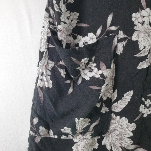 Spiritual Gangster Maya OS One Size Kimono Robe Floral Black - Picture 11 of 11